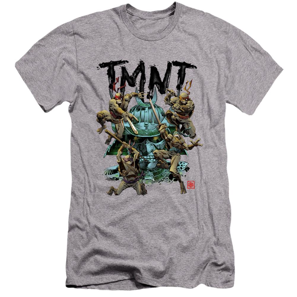 Teenage Mutant Ninja Turtles Feudal Japan Men's Ultra-Soft 30/1 Cotton Slim Short-Sleeve T-Shirt