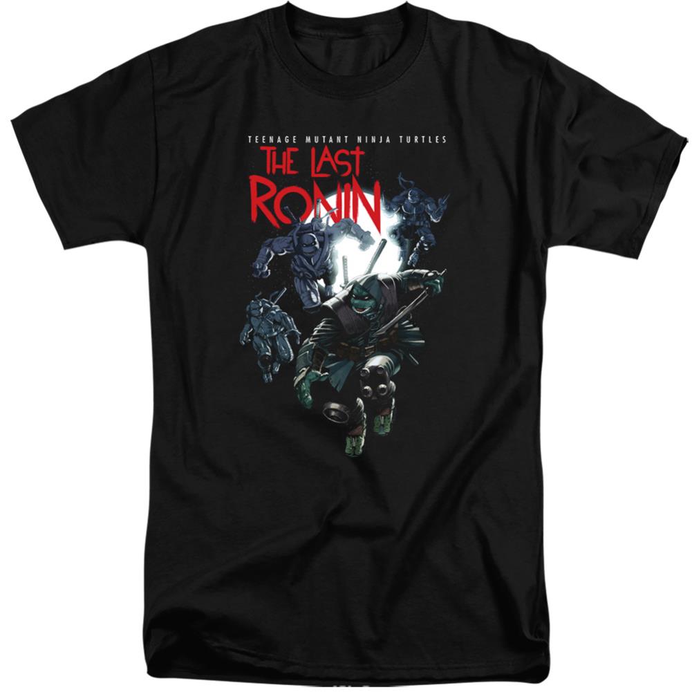 Teenage Mutant Ninja Turtles Four Turtles Leap Men's 18/1 Tall Cotton Short-Sleeve T-Shirt