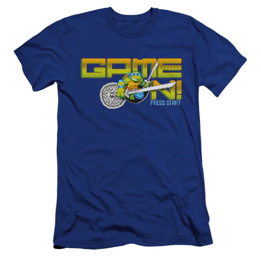 Teenage Mutant Ninja Turtles Game On! Men's Ultra-Soft 30/1 Cotton Slim Short-Sleeve T-Shirt