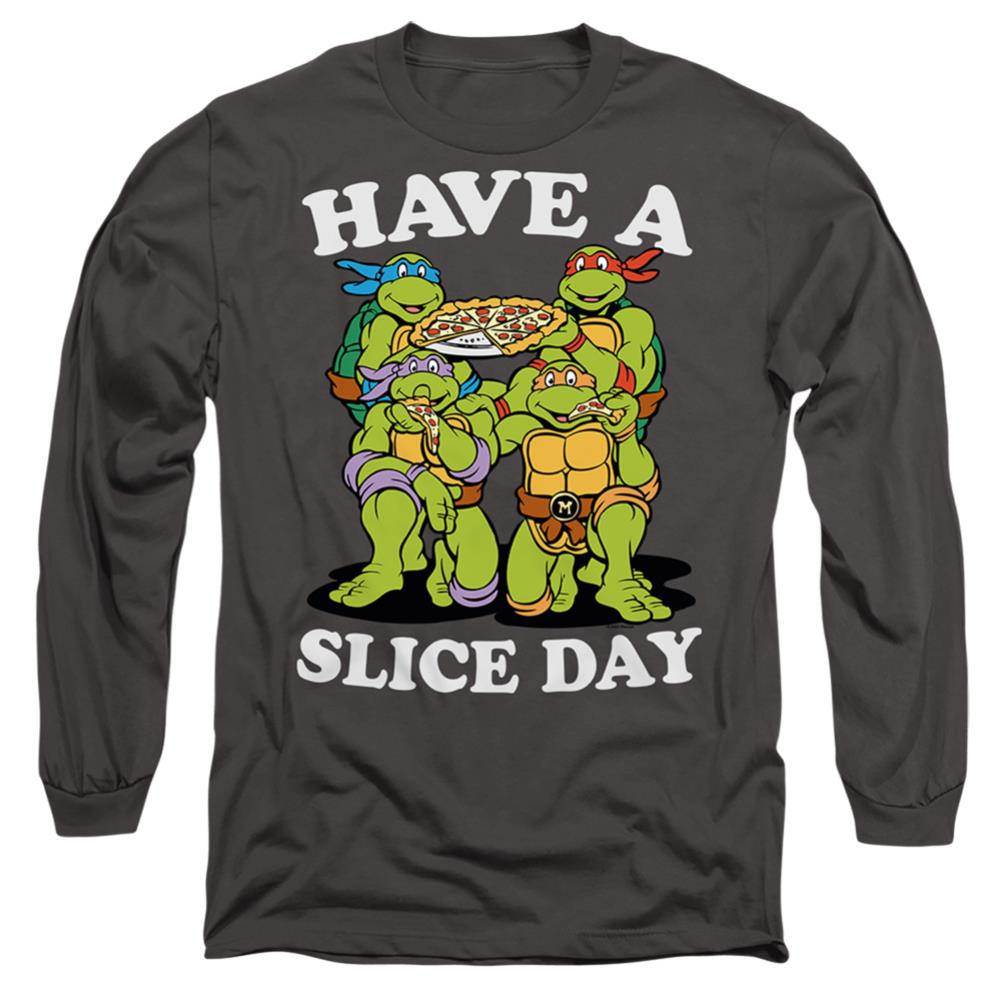Teenage Mutant Ninja Turtles Have A Slice Day Men's 18/1 Cotton Long-Sleeve T-Shirt