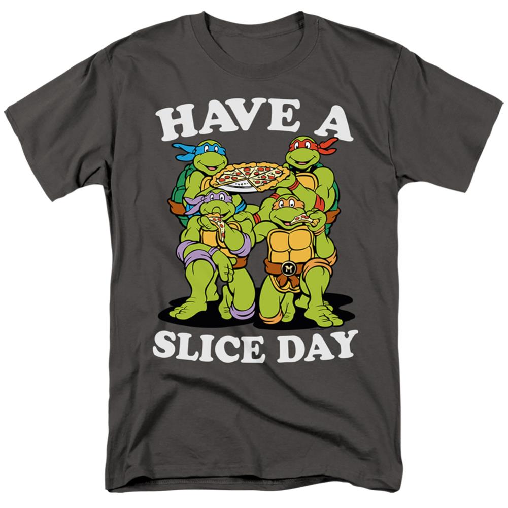 Teenage Mutant Ninja Turtles Have A Slice Day Men's 18/1 Cotton Short-Sleeve T-Shirt
