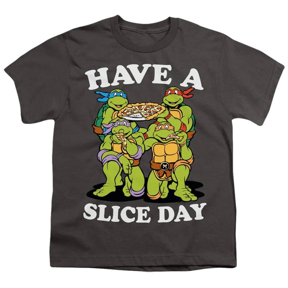Teenage Mutant Ninja Turtles Have A Slice Day Youth 18/1 100% Cotton Short-Sleeve T-Shirt