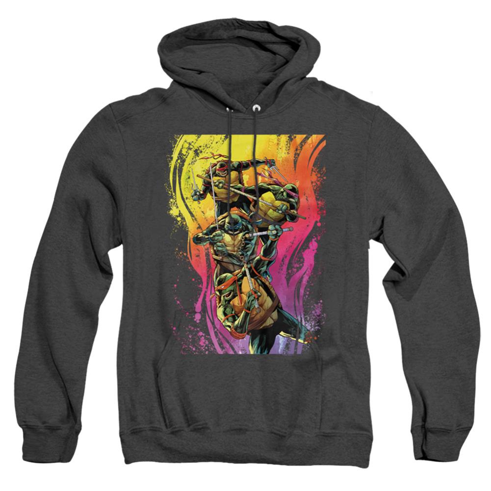 Teenage Mutant Ninja Turtles Hot Rainbow Warriors Men's Pull-Over Hoodie