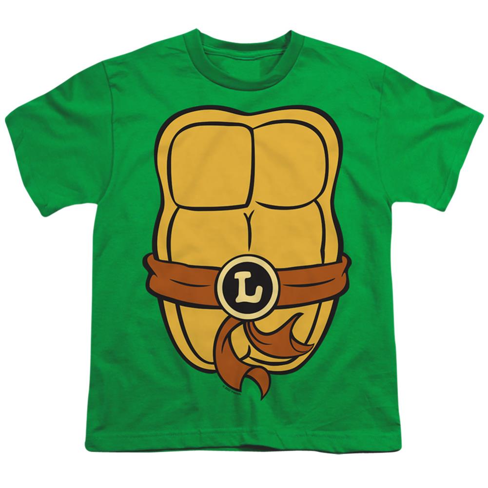Teenage Mutant Ninja Turtles Leonardo Chest Youth 18/1 100% Cotton Short-Sleeve T-Shirt