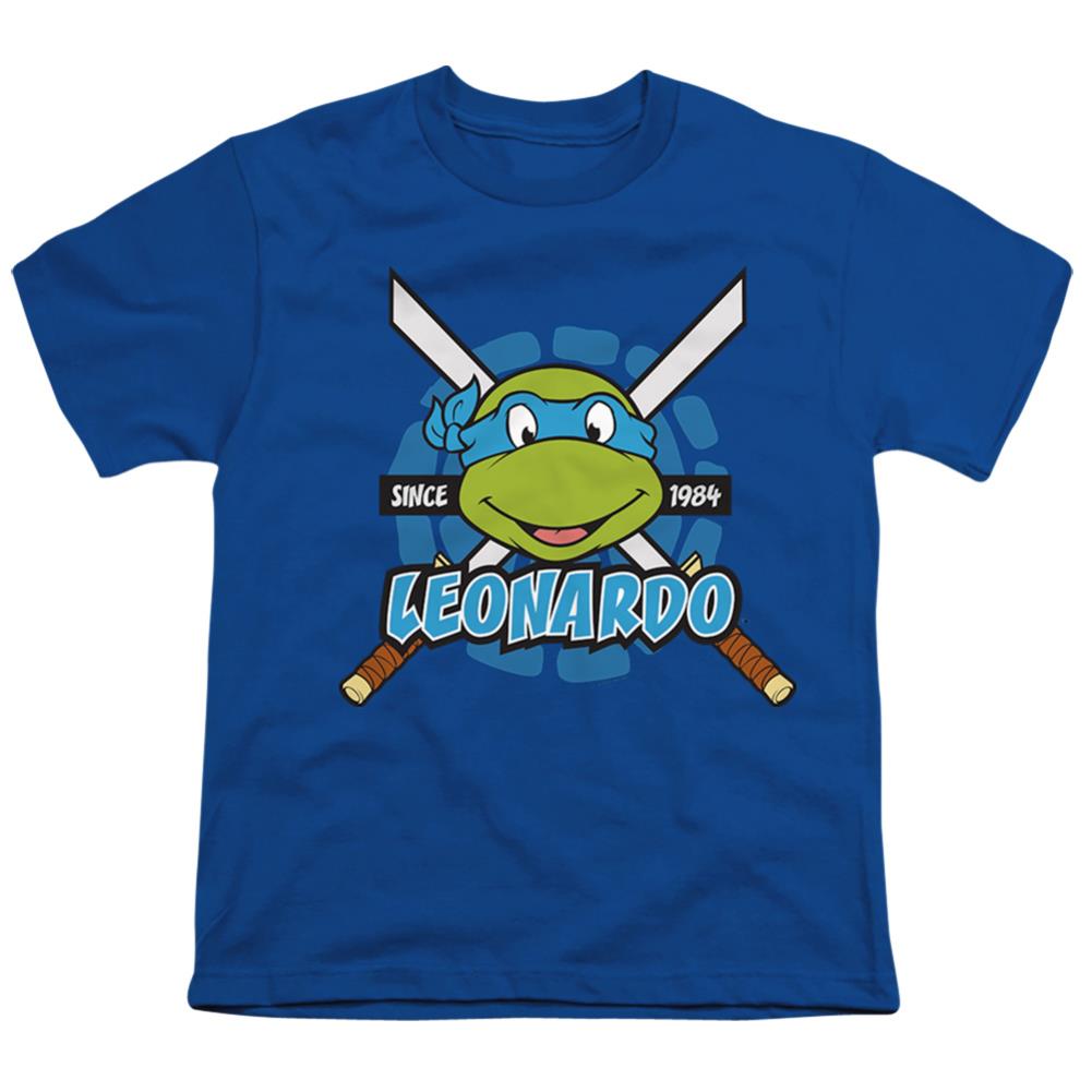 Teenage Mutant Ninja Turtles Leonardo Since 1984 Youth 18/1 100% Cotton Short-Sleeve T-Shirt