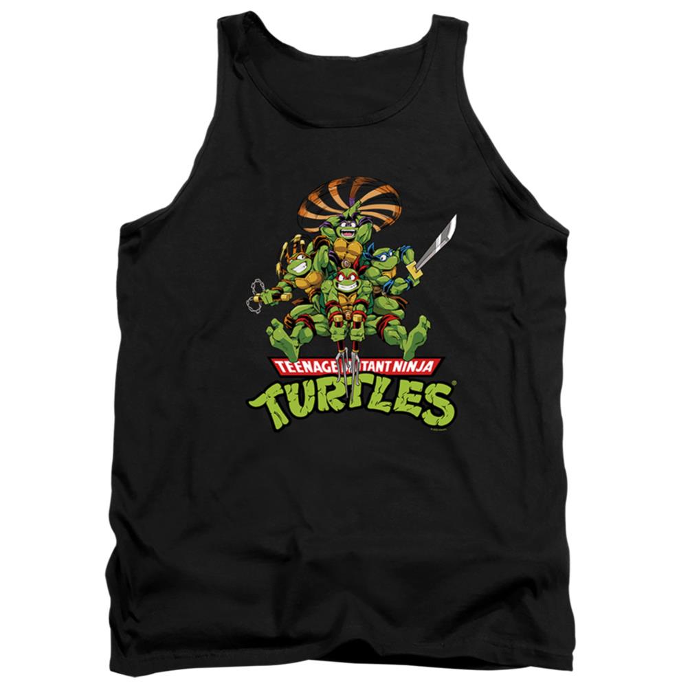 Teenage Mutant Ninja Turtles Manga Turtles Men's 18/1 Cotton Tank Top