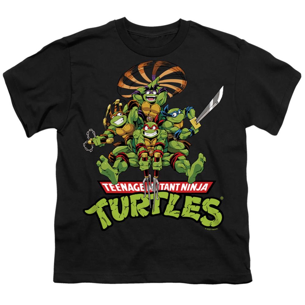 Teenage Mutant Ninja Turtles Manga Turtles Youth 18/1 100% Cotton Short-Sleeve T-Shirt