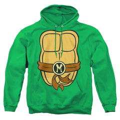 Teenage Mutant Ninja Turtles Michelangelo Chest Men's Pull-Over 75 25 Poly Hoodie