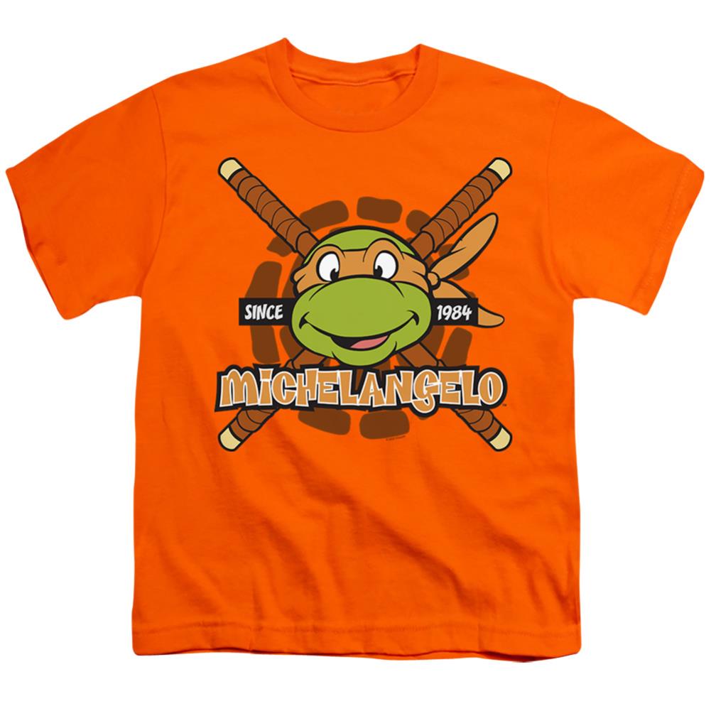 Teenage Mutant Ninja Turtles Michelangelo Since 1984 Youth 18/1 100% Cotton Short-Sleeve T-Shirt