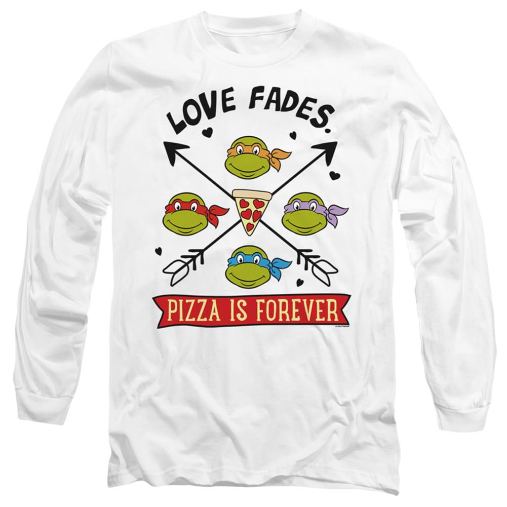 Teenage Mutant Ninja Turtles Pizza Is Forever Men's 18/1 Cotton Long-Sleeve T-Shirt