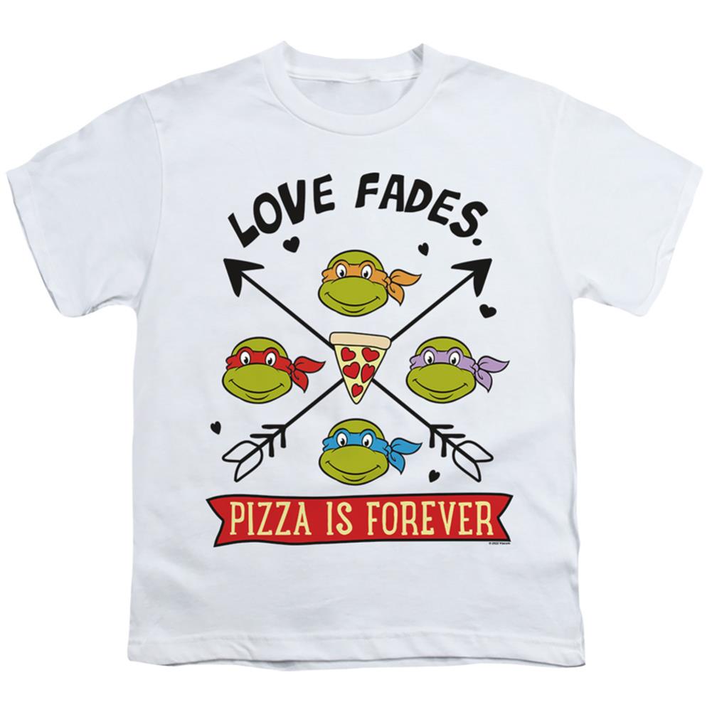 Teenage Mutant Ninja Turtles Pizza Is Forever Youth 18/1 100% Cotton Short-Sleeve T-Shirt