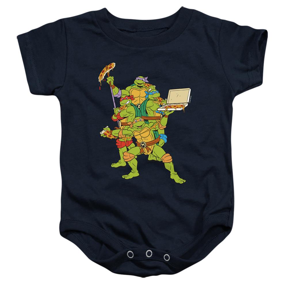 Teenage Mutant Ninja Turtles Pizza Party Infant's Cotton SS Snapsuit
