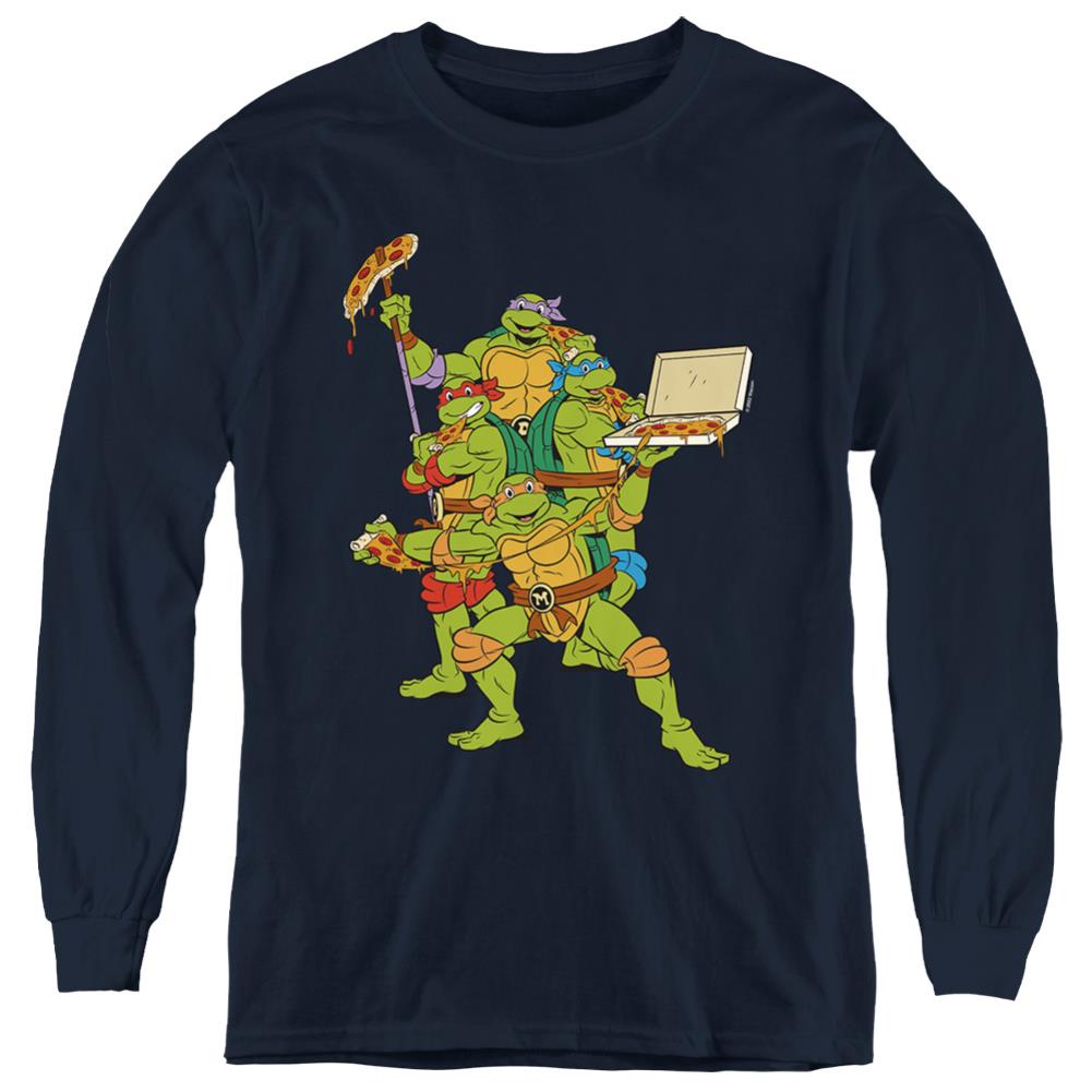 Teenage Mutant Ninja Turtles Pizza Party Youth Long-Sleeve T-Shirt
