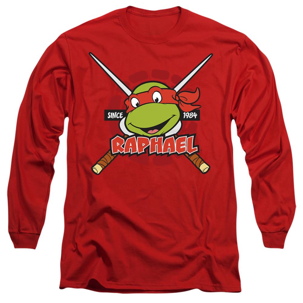 Teenage Mutant Ninja Turtles Raphael Since 1984 Men's 18/1 Cotton Long-Sleeve T-Shirt