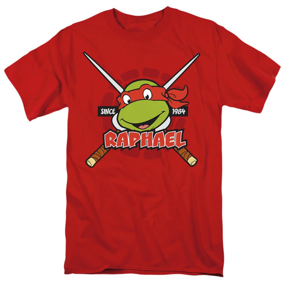 Teenage Mutant Ninja Turtles Raphael Since 1984 Men's 18/1 Cotton Short-Sleeve T-Shirt