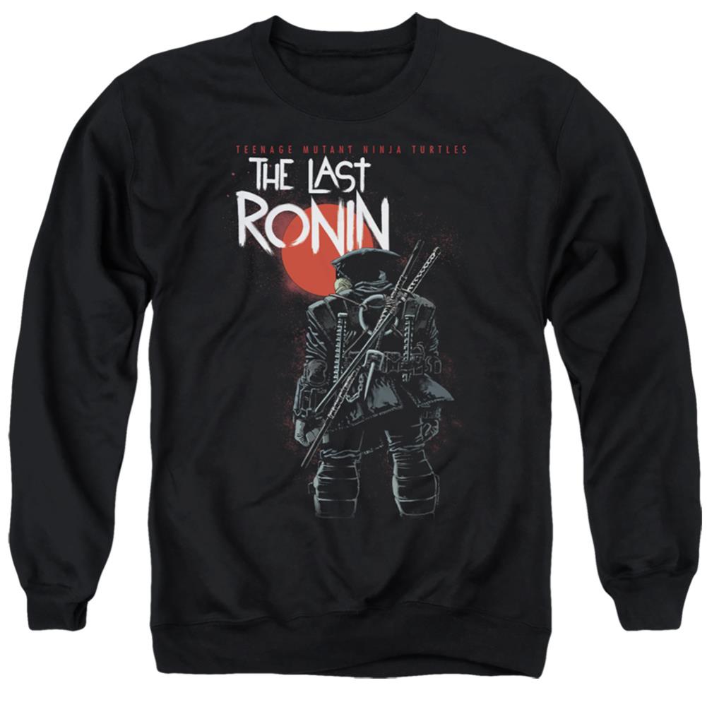 Teenage Mutant Ninja Turtles Red Sun Ronin Men's Crewneck 50 50 Poly Long-Sleeve T-Shirt