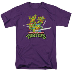 Teenage Mutant Ninja Turtles Retro Arcade Men's 18/1 Cotton Short-Sleeve T-Shirt