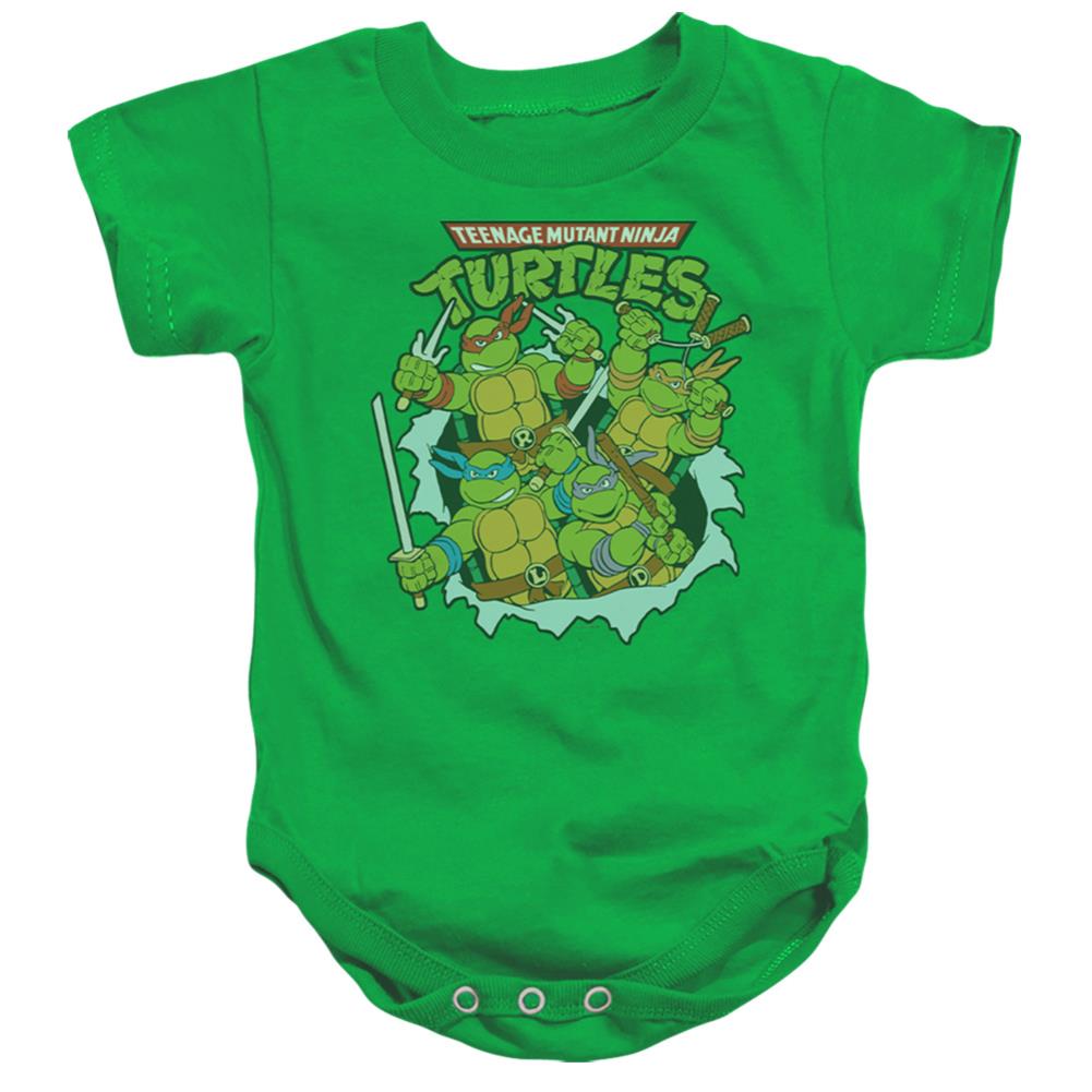 Teenage Mutant Ninja Turtles Retro Group Infant's Cotton SS Snapsuit