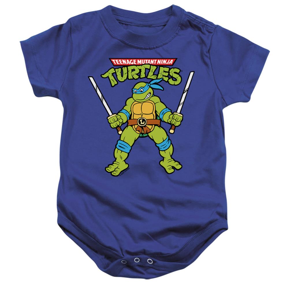 Teenage Mutant Ninja Turtles Retro Leo Infant's Cotton SS Snapsuit