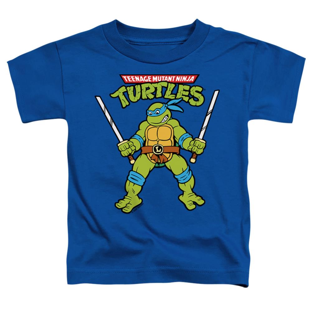 Teenage Mutant Ninja Turtles Retro Leo Toddler 18/1 Cotton Short-Sleeve T-Shirt