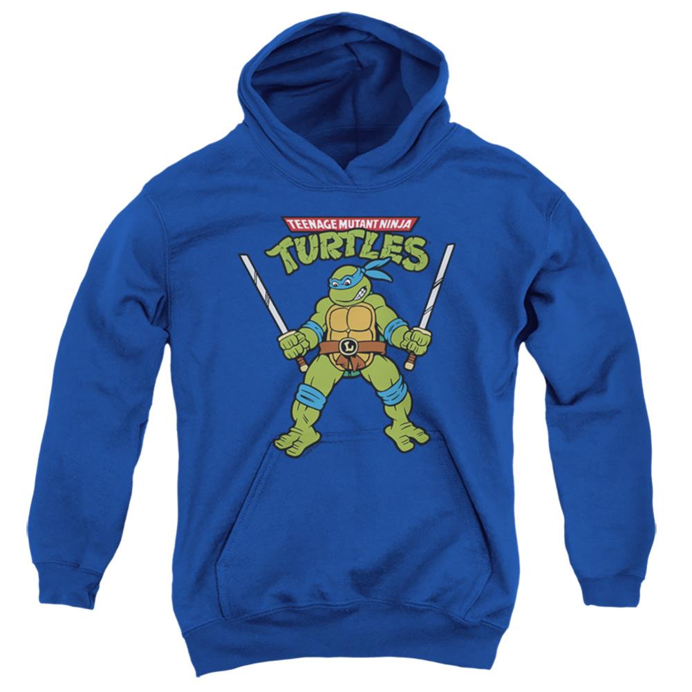 Teenage Mutant Ninja Turtles Retro Leo Youth Cotton Poly Pull-Over Hoodie