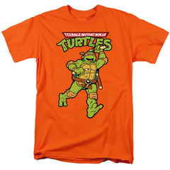 Teenage Mutant Ninja Turtles Retro Mikey Men's 18/1 Cotton Short-Sleeve T-Shirt