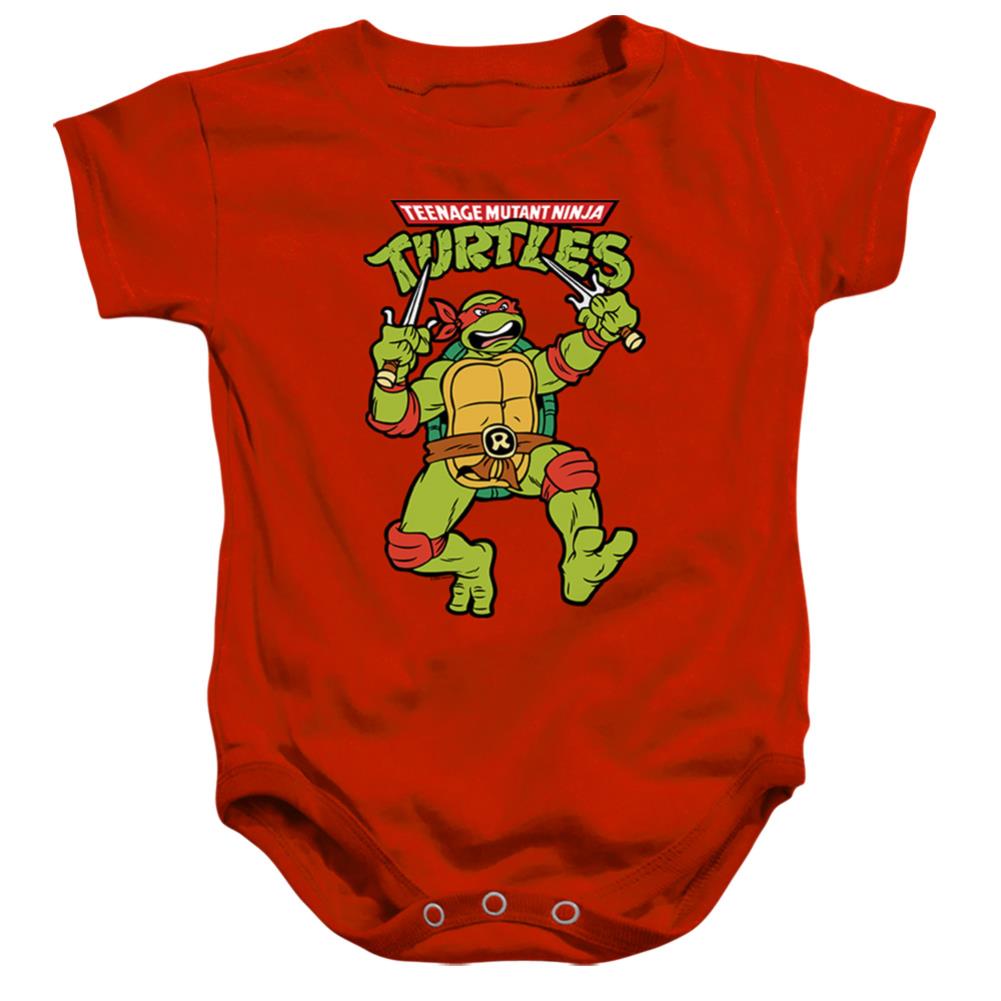 Teenage Mutant Ninja Turtles Retro Raph Infant's Cotton SS Snapsuit