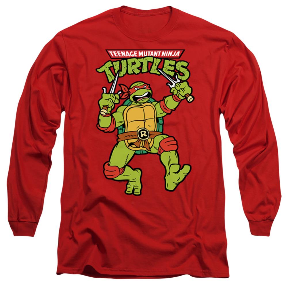 Teenage Mutant Ninja Turtles Retro Raph Men's 18/1 Cotton Long-Sleeve T-Shirt