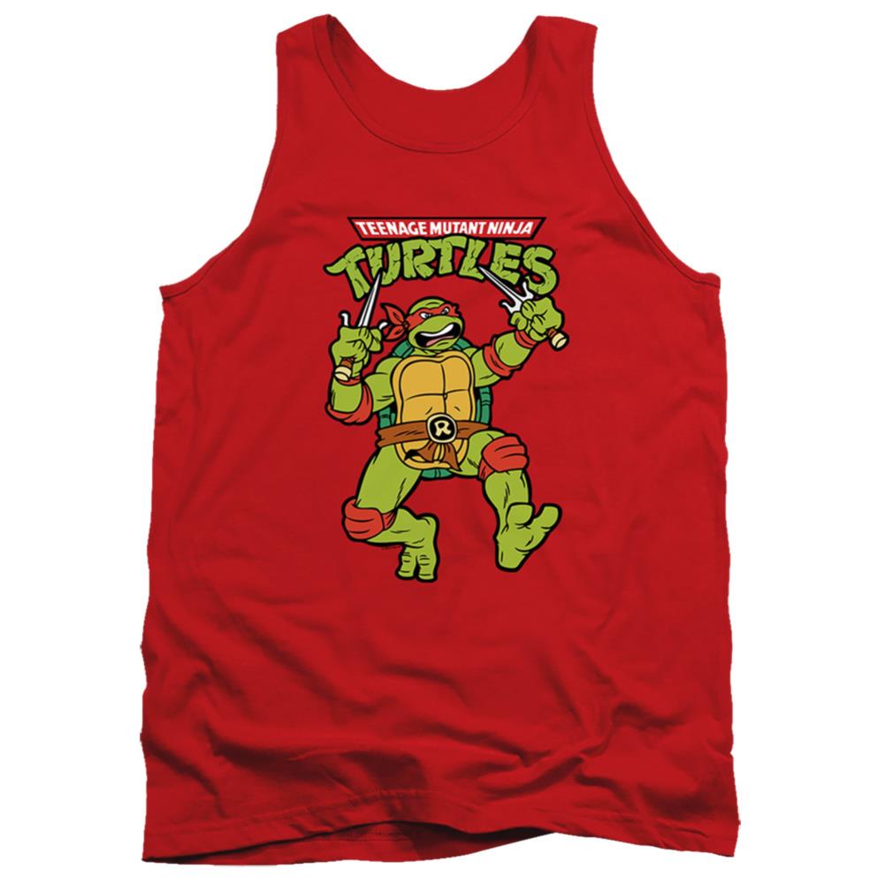 Teenage Mutant Ninja Turtles Retro Raph Men's 18/1 Cotton Tank Top