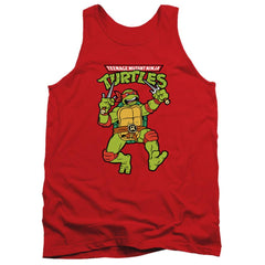 Teenage Mutant Ninja Turtles Retro Raph Men's 18/1 Cotton Tank Top