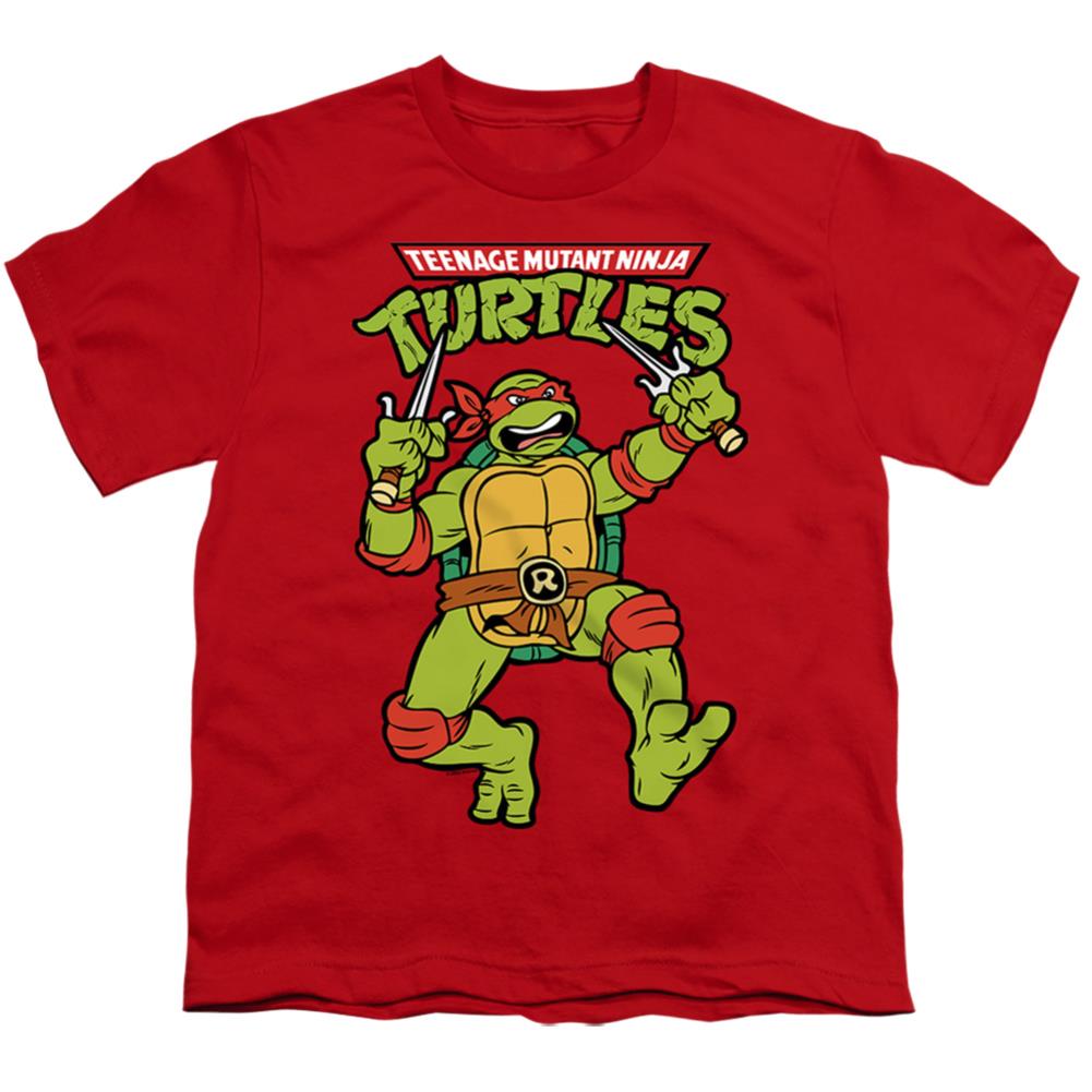 Teenage Mutant Ninja Turtles Retro Raph Youth 18/1 100% Cotton Short-Sleeve T-Shirt
