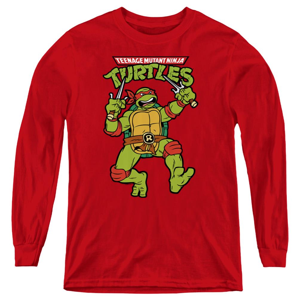 Teenage Mutant Ninja Turtles Retro Raph Youth Long-Sleeve T-Shirt