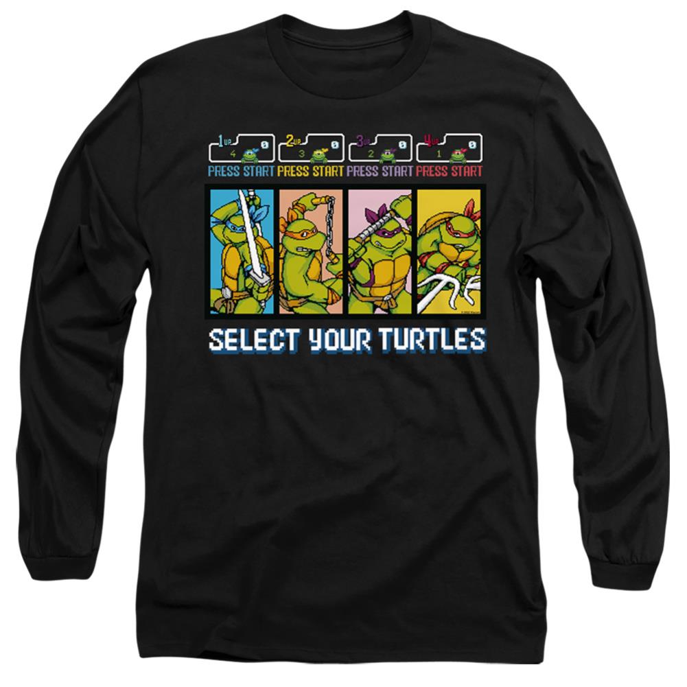 Teenage Mutant Ninja Turtles Select Your Turtles Men's 18/1 Cotton Long-Sleeve T-Shirt