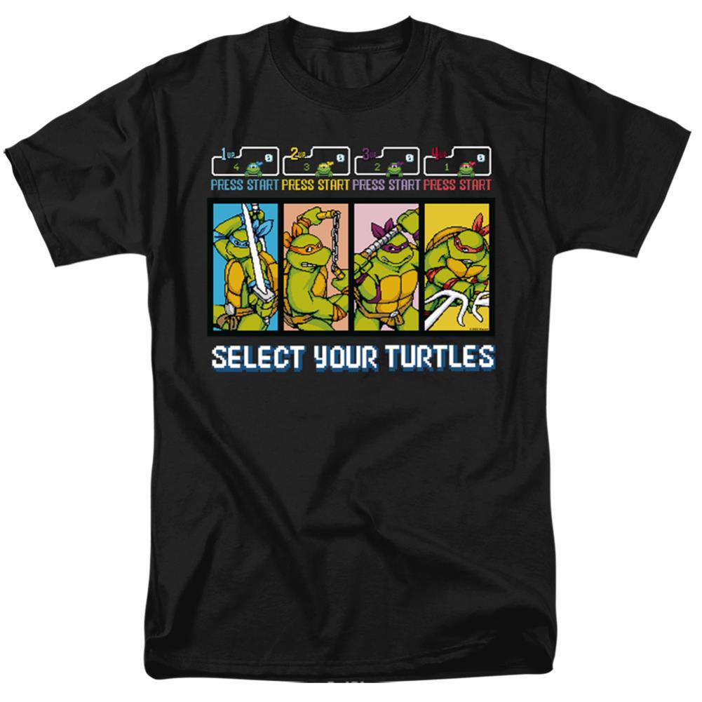 Teenage Mutant Ninja Turtles Select Your Turtles Men's 18/1 Cotton Short-Sleeve T-Shirt