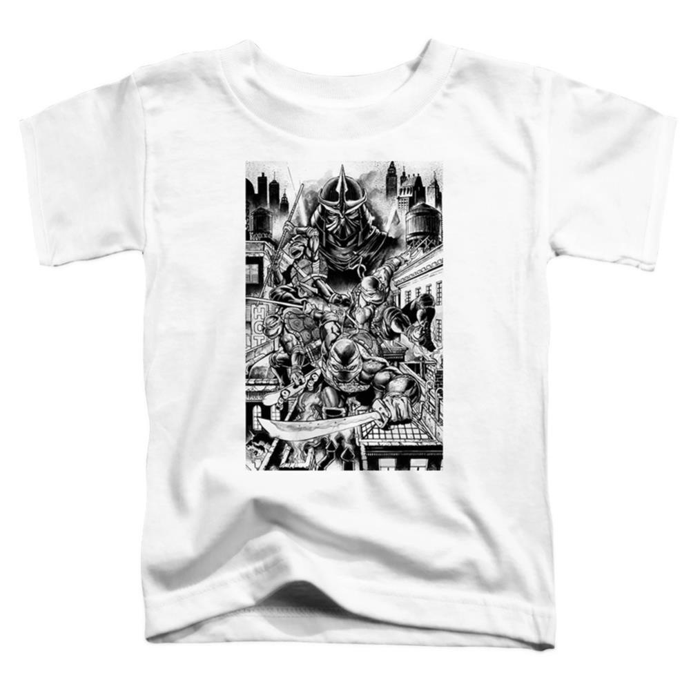 Teenage Mutant Ninja Turtles Take Down Shredder Toddler 18/1 Cotton Short-Sleeve T-Shirt