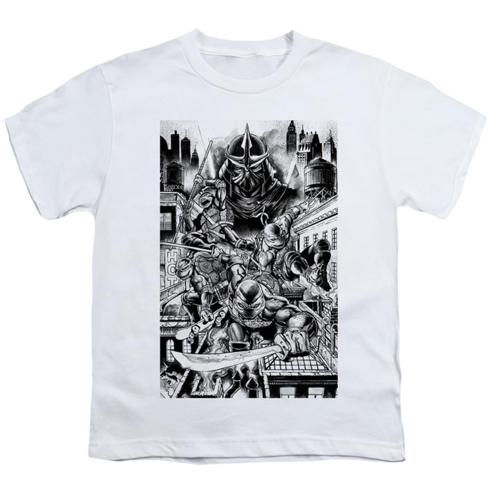 Teenage Mutant Ninja Turtles Take Down Shredder Youth 18/1 100% Cotton Short-Sleeve T-Shirt