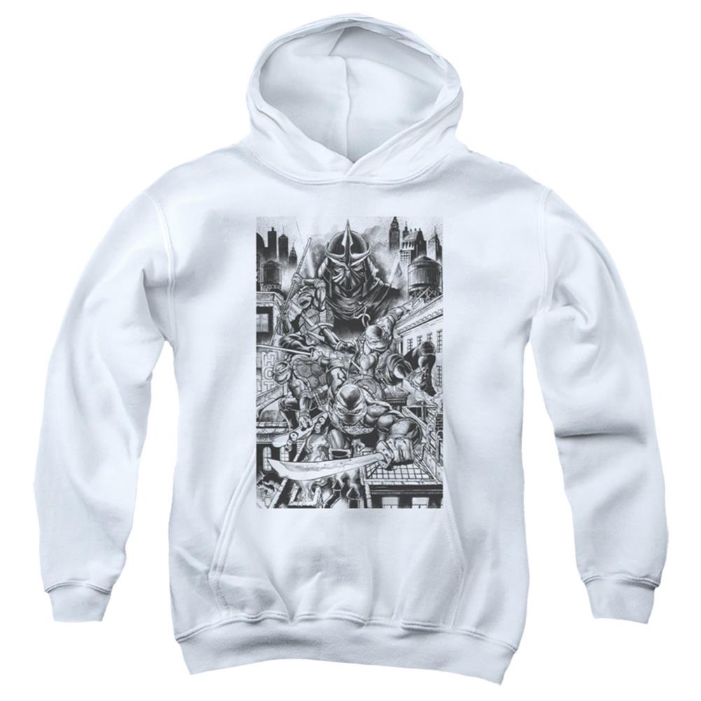 Teenage Mutant Ninja Turtles Take Down Shredder Youth Cotton Poly Pull-Over Hoodie