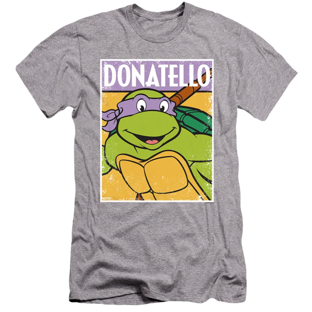 Teenage Mutant Ninja Turtles Tmnt Donnie Men's Ultra-Soft 30/1 Cotton Slim Short-Sleeve T-Shirt