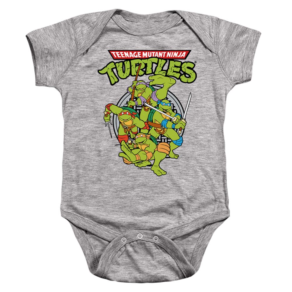 Teenage Mutant Ninja Turtles Tmnt Group Infant's Cotton SS Snapsuit