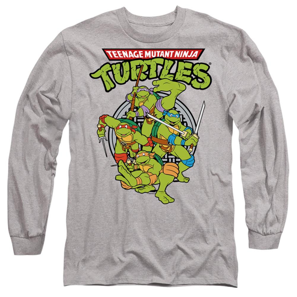 Teenage Mutant Ninja Turtles Tmnt Group Men's 18/1 Cotton Long-Sleeve T-Shirt