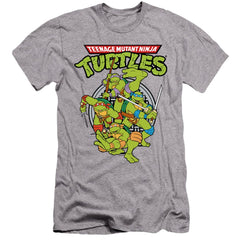 Teenage Mutant Ninja Turtles Tmnt Group Men's Ultra-Soft 30/1 Cotton Slim Short-Sleeve T-Shirt