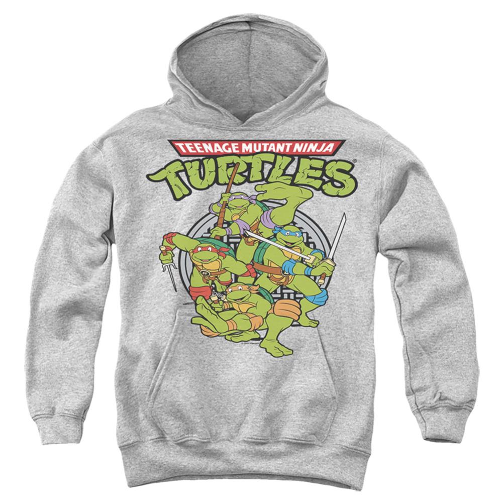 Teenage Mutant Ninja Turtles Tmnt Group Youth Cotton Poly Pull-Over Hoodie