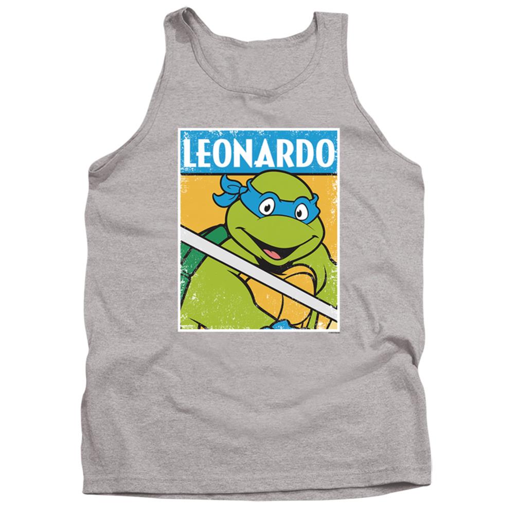 Teenage Mutant Ninja Turtles Tmnt Leo Men's 18/1 Cotton Tank Top