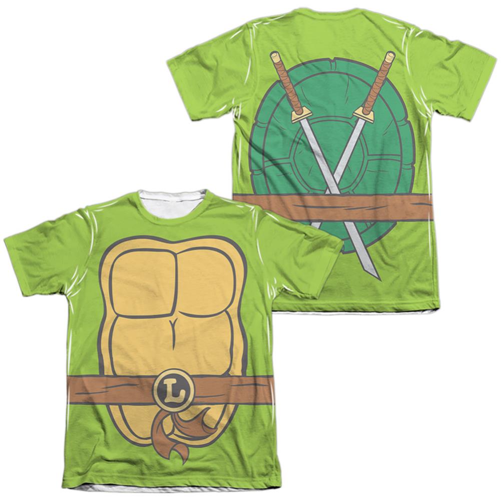 Teenage Mutant Ninja Turtles Tmnt Leonardo Costume Men's Regular Fit Poly Cotton Short-Sleeve T-Shirt