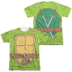 Teenage Mutant Ninja Turtles Tmnt Leonardo Costume Men's Regular Fit Poly Cotton Short-Sleeve T-Shirt