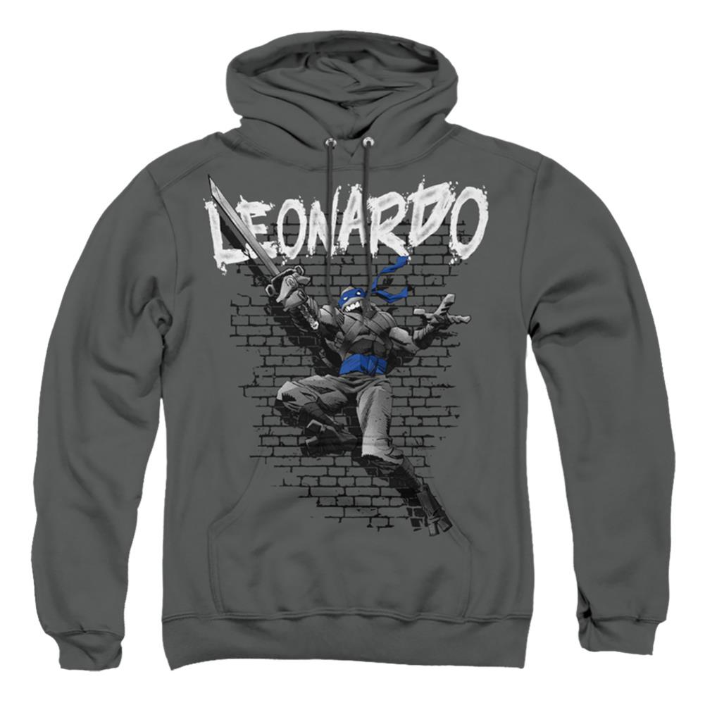 Teenage Mutant Ninja Turtles Tmnt Leonardo Men's Pull-Over 75 25 Poly Hoodie