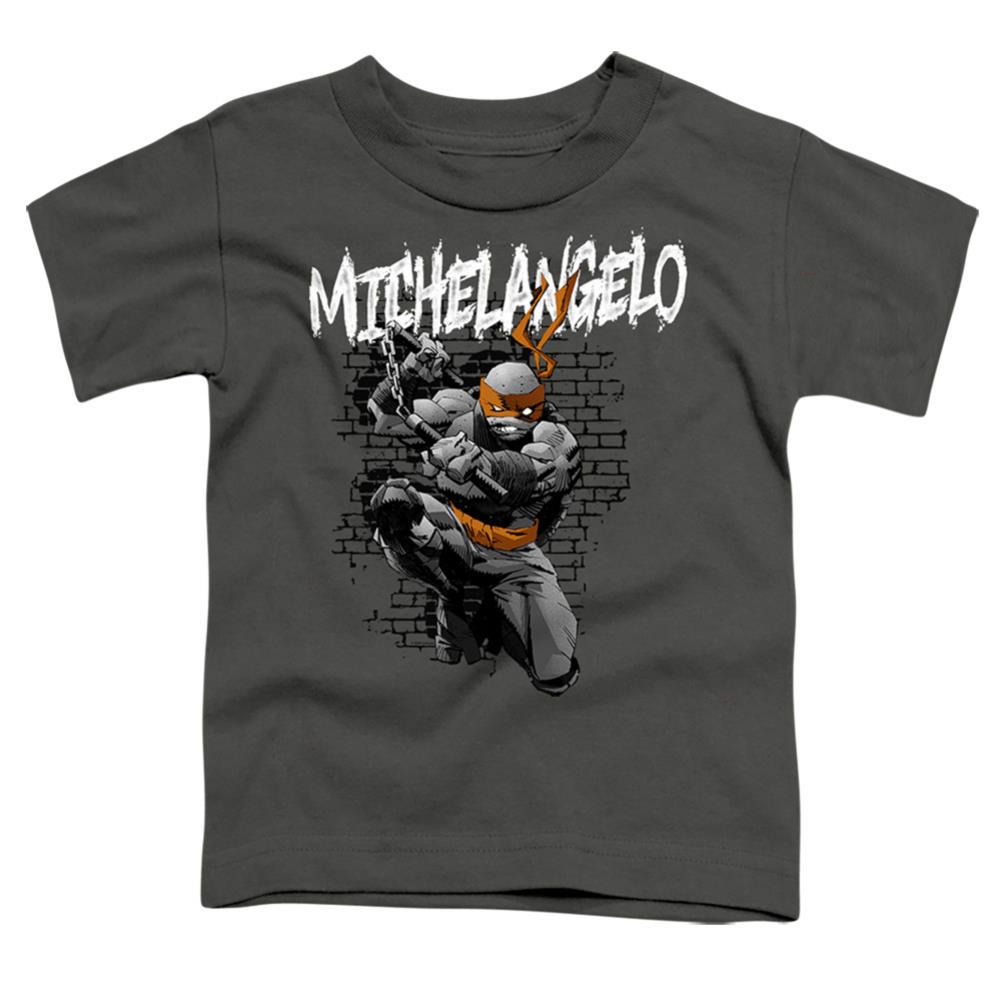 Teenage Mutant Ninja Turtles Tmnt Michelangelo Toddler 18/1 Cotton Short-Sleeve T-Shirt