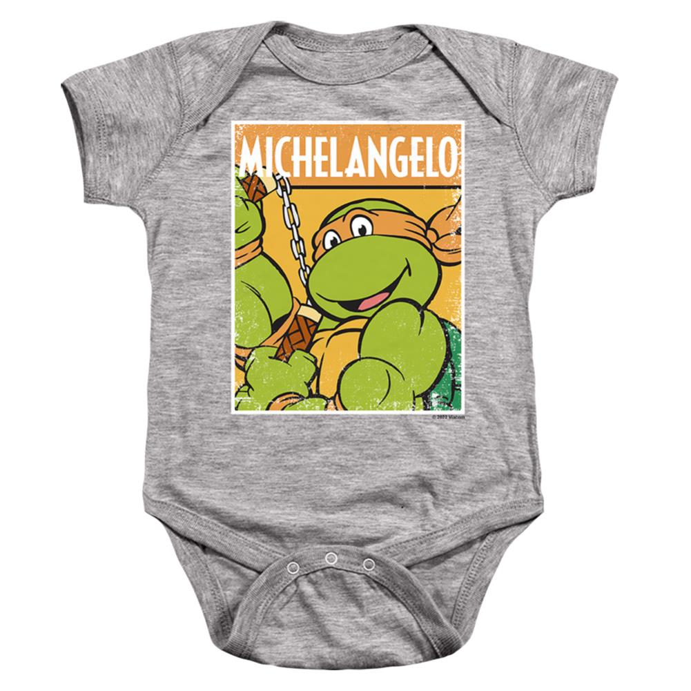 Teenage Mutant Ninja Turtles Tmnt Mikey Infant's Cotton SS Snapsuit