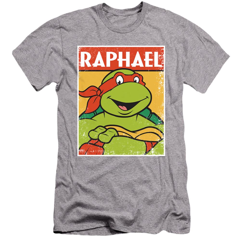 Teenage Mutant Ninja Turtles Tmnt Raph Men's Ultra-Soft 30/1 Cotton Slim Short-Sleeve T-Shirt