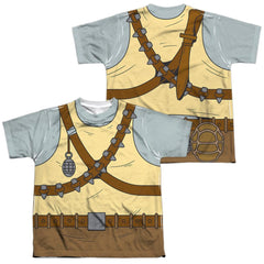 Teenage Mutant Ninja Turtles Tmnt Rocksteady Costume Youth Regular Fit Poly Short-Sleeve T-Shirt